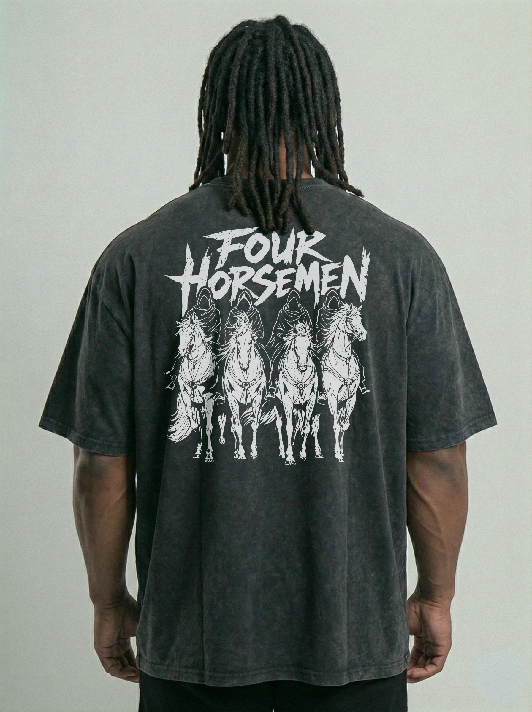 Four Horsemen Graphic Tee - Revelation 6 Bible Verse Shirt