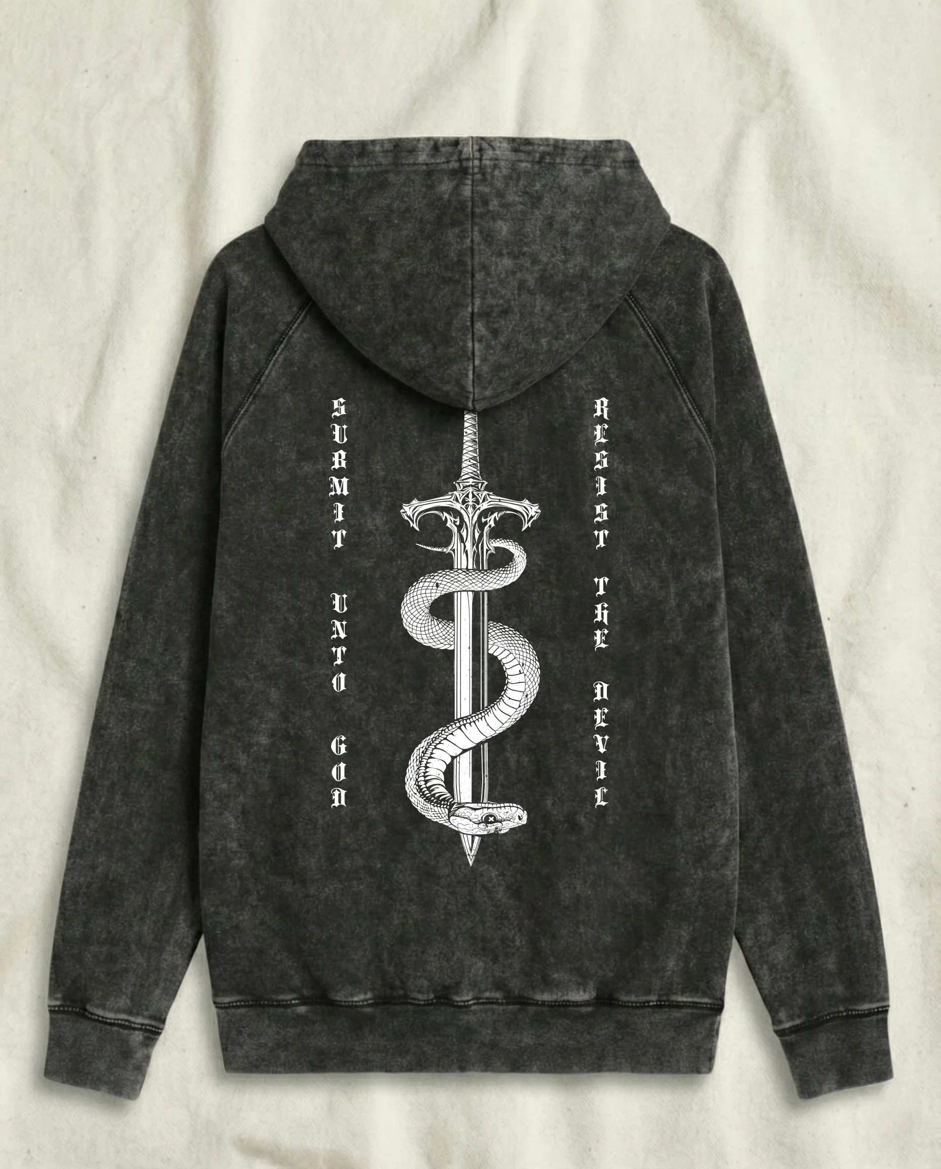 Slain Serpent Hoodie Back Print